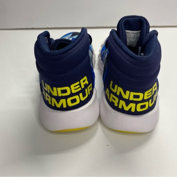 Under Armour Kids Blue B65 X Level Sneaker Shoes Size 12US - Picture 3 of 11